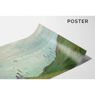 Falaises à Pourville - Claude Monet | Reproduction Tableau Décoration murale affiche copie