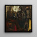 a family of peasants with a cat - Constant Permeke — framed artwork on a wall