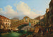 Venecia, vista del Gran Canal con el puente de Rialto - Fausto Antonioli — vista de la obra