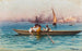 Amusement sur le caïque - Fausto Zonaro — artwork view