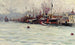 Puerto de Galata Estambul - Fausto Zonaro — vista de la obra