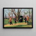 The Daughter of the English Ambassador in a palanquin - Fausto Zonaro — framed artwork on a wall