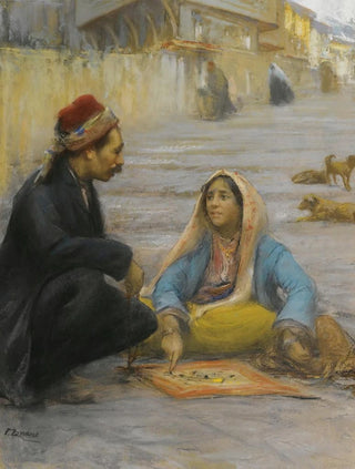 Fausto Zonaro - The fortune teller.webp
