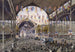 la recepción de los marineros rusos en las Halles durante las fiestas franco-rusas en octubre de 1893 - Fédor Hoffbauer — vista de la obra