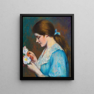 Federico Zandomeneghi - Femme arrangeant des oeillets.webp
