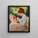 The Hook - Federico Zandomeneghi — framed artwork on a wall