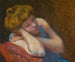 El descanso - Federico Zandomeneghi — vista de la obra