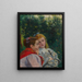 Las dos hermanas - Federico Zandomeneghi — cuadro enmarcado en la pared