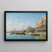The Palace of the Doges and Santa Maria della Salute - Federico del Campo — framed artwork on a wall