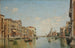 Vista del Gran Canal de Venecia - Federico del Campo — vista de la obra
