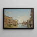 Vista del Gran Canal de Venecia - Federico del Campo — cuadro enmarcado en la pared