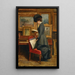 L'Atelier de l'artiste - Federico Zandomeneghi — cuadro enmarcado en la pared