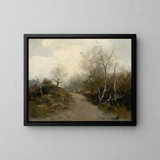 Ruta forestal - Felicjan Moczik — cuadro enmarcado en la pared