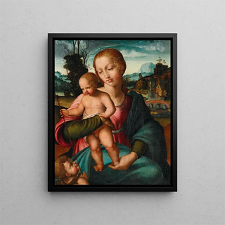 Felipe Pablo de San Leocadio - The Madonna and Child with the Infant Saint John the Baptist.webp