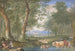 Paisaje con vacas en un arroyo - Felix Meyer — vista de la obra