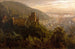 Vista de Heidelberg con el castillo al atardecer - Felix Possart — vista de la obra