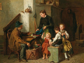 The peddler - Felix Schlesinger — artwork view