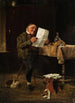 La Lectura del periódico - Felix Schlesinger — vista de la obra