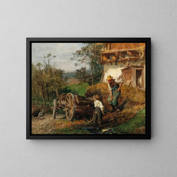 El Pequeño Ayudante - Felix Schlesinger — cuadro enmarcado en la pared