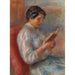 Reproduction of the painting Woman Reading - Pierre-Auguste Renoir