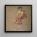 Mujer sentada - Alice Pike Barney — cuadro enmarcado en la pared