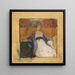 Mujer sentada - Edwin Austin Abbey — cuadro enmarcado en la pared