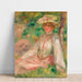 Reproduction of the painting Woman in the Garden - Pierre-Auguste Renoir