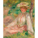 Reproduction of the painting Woman in the Garden - Pierre-Auguste Renoir
