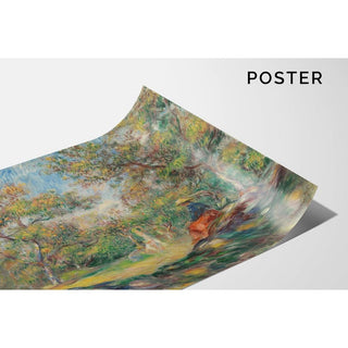 Femme dans un Paysage - Pierre-Auguste Renoir | Reproduction Tableau Décoration murale affiche copie