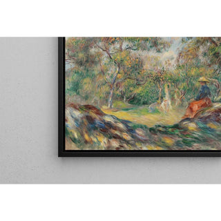 Femme dans un Paysage - Pierre-Auguste Renoir | Reproduction Tableau Décoration murale affiche copie
