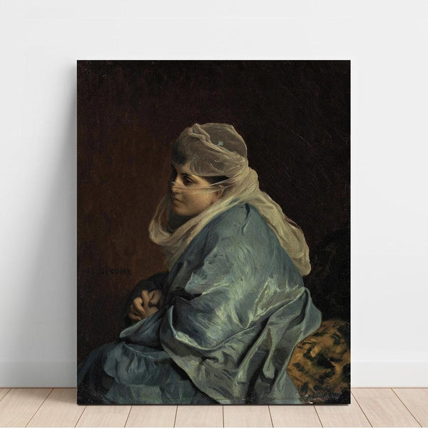 Reproduction of the painting Woman of Constantinople - Jean-Léon Gérôme