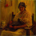 Mujer de Tehuantepec - Germán Gedovius — vista de la obra