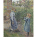 Reproduction of the painting Woman and child at the well - Camille Pissarro