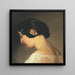 Mujer italiana - Wilhelm Marstrand — cuadro enmarcado en la pared