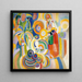 Mujer portuguesa - Robert Delaunay — cuadro enmarcado en la pared