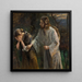 Woman Why Are You Crying - Fritz von Uhde — framed artwork on a wall