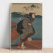 Reproduction of the painting Woman on the Quay - Utagawa Kuniyoshi