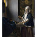 Reproducción del cuadro Mujer sosteniendo una balanza - Johannes Vermeer