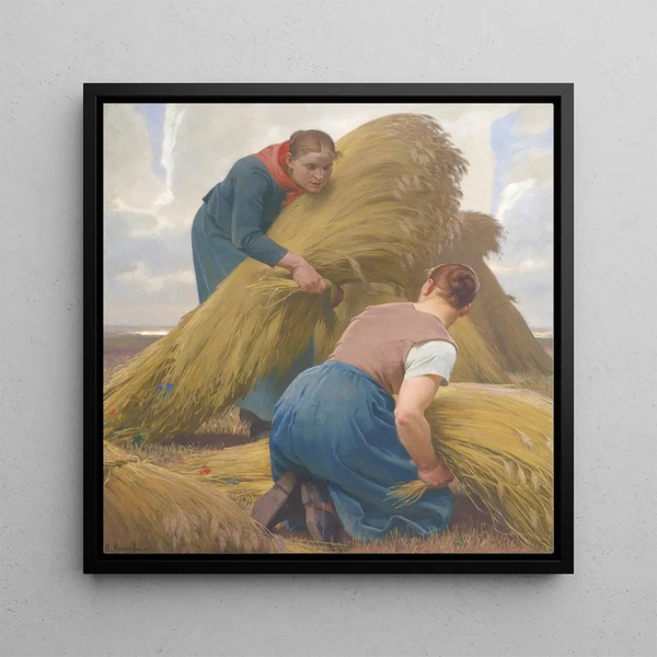 Femmes liant le blé - Arthur Kampf