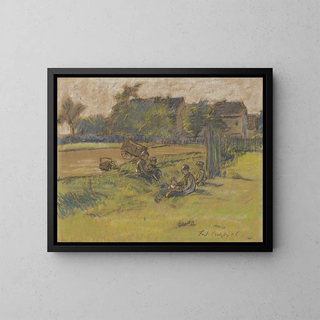 Ferdinand Balzer - Children on a meadow.webp