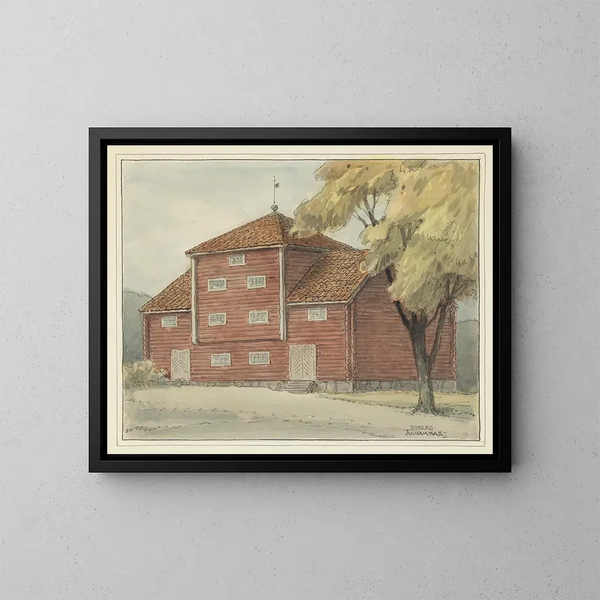 Nhamar - Ferdinand Boberg — cuadro enmarcado en la pared
