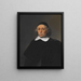 Retrato de un erudito - Ferdinand Bol — cuadro enmarcado en la pared