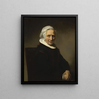 Ferdinand Bol - Portrait of an old woman in a white cap.webp