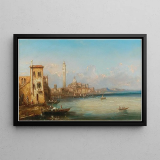 Ferdinand Bonheur - Motiv aus Venedig.webp