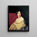 Anna Bayer, la segunda esposa del artista - Ferdinand Georg Waldmüller — cuadro enmarcado en la pared