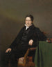 Retrato de Sigmund Caspar Fischer - Ferdinand Georg Waldmüller — vista de la obra