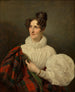 Dame in White Dress - Ferdinand Georg Waldmüller — artwork view