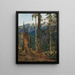 The Höllengebirge near Ischl - Ferdinand Georg Waldmüller — framed artwork on a wall