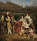 The Notary Dr. Josef August Eltz with his wife Caroline née Schaumburg and their eight children in Ischl - Ferdinand Georg Waldmüller — artwork view