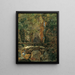 La nature sauvage de Rettenbach près d'Ischl - Ferdinand Georg Waldmüller — framed artwork on a wall